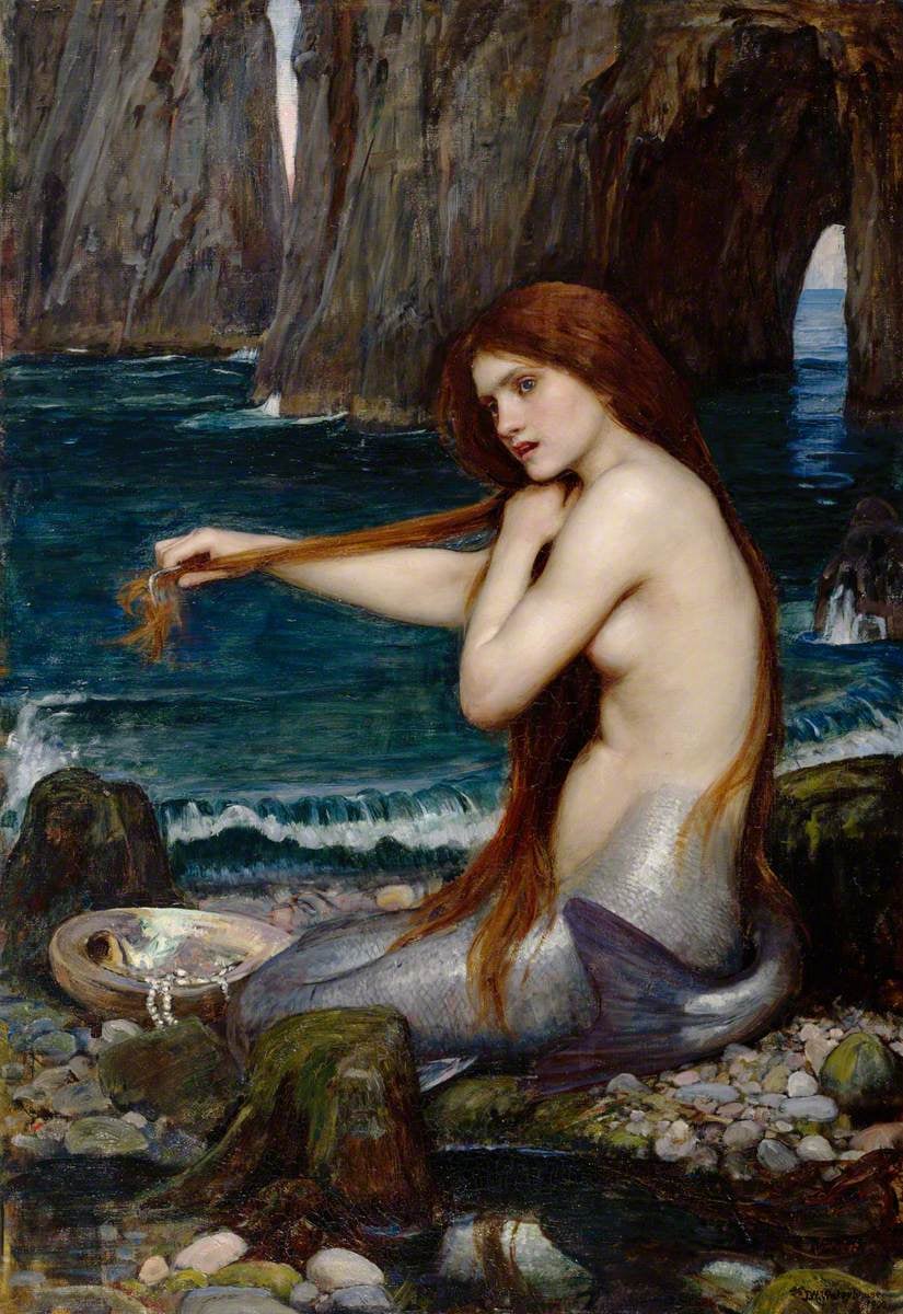 Sirena de John William Waterhouse, una representació artística clàssica de la mitologia grega.