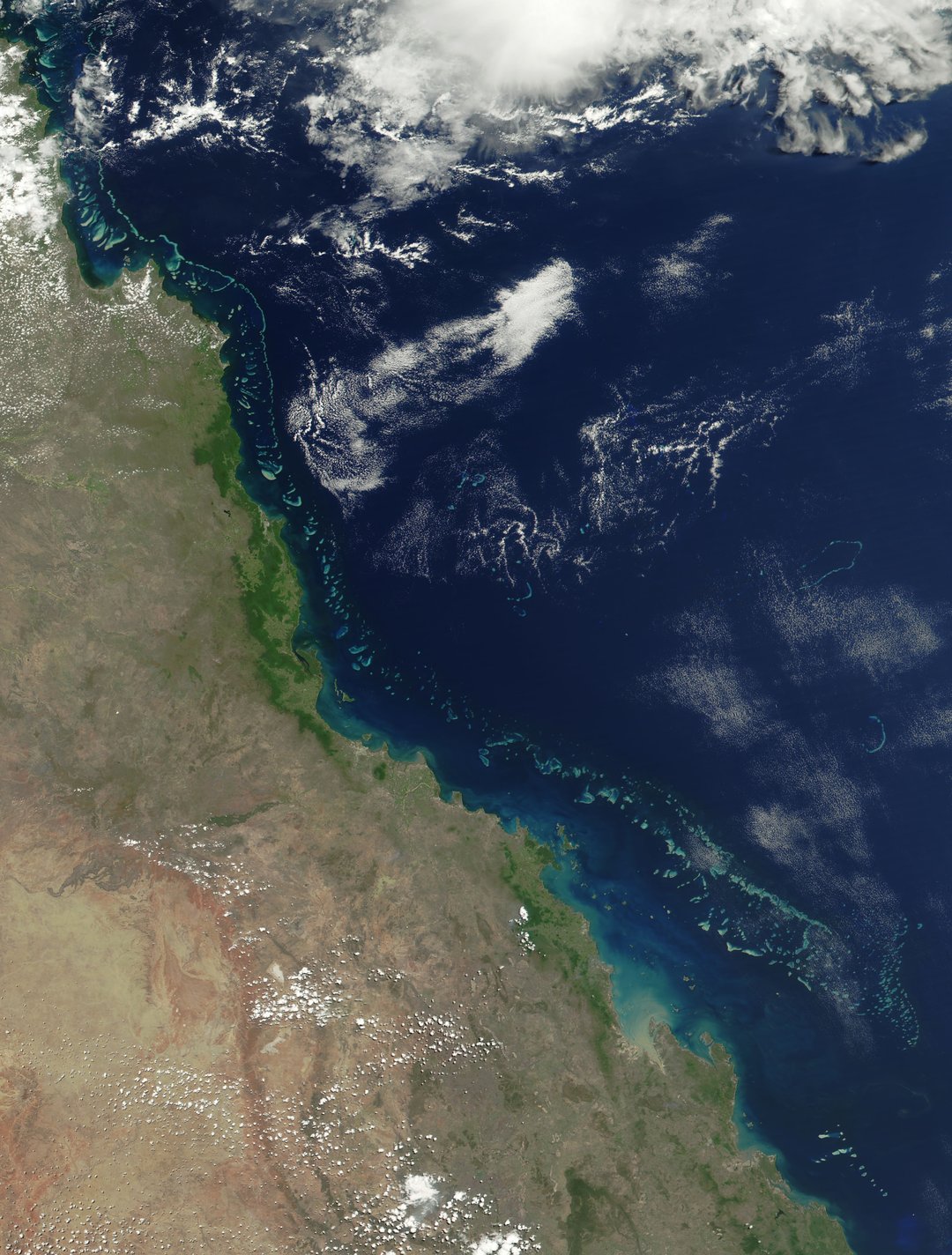 Vista aèria de la Gran Barrera de Corall, l'escull coral·lí més gran del món.