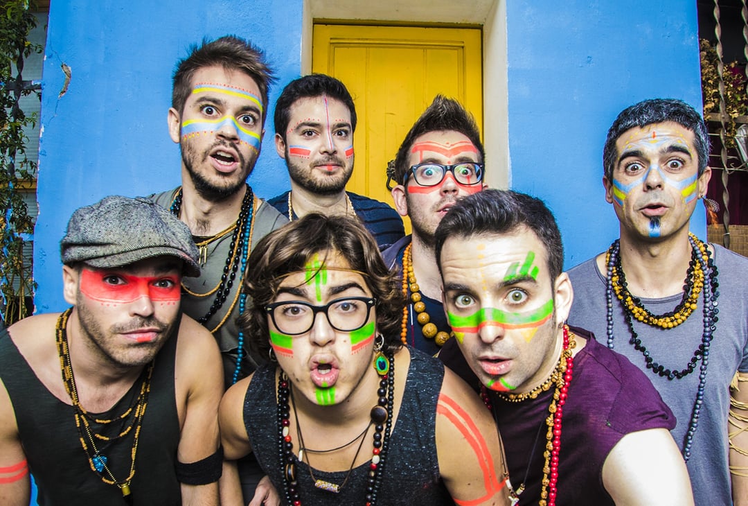 Foto oficial del grup Doctor Prats, on es poden veure tots els membres junts.