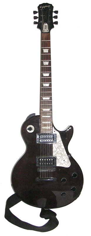 Guitarra elèctrica Epiphone, una guitarra amb un so fort i modern.