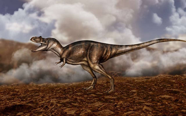 Diverses espècies de dinosaures en el seu entorn natural.