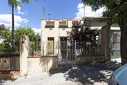 Casa on va viure Joan Salvat-Papasseit a Horta-Guinardó, Barcelona (any 1922).
