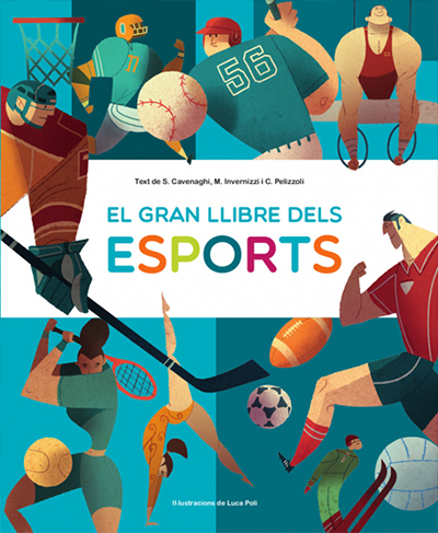 Portada d'un llibre que promou la diversitat d'esports i els seus valors.