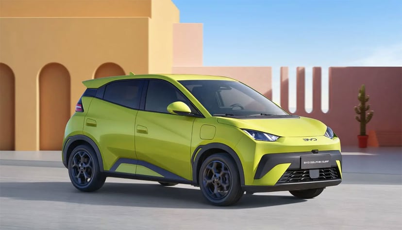 Cotxe elèctric modern: BYD Dolphin (VilaWeb 2025). Imatge d’alta qualitat que permet conèixer models actuals i la tecnologia de vehicles elèctrics.