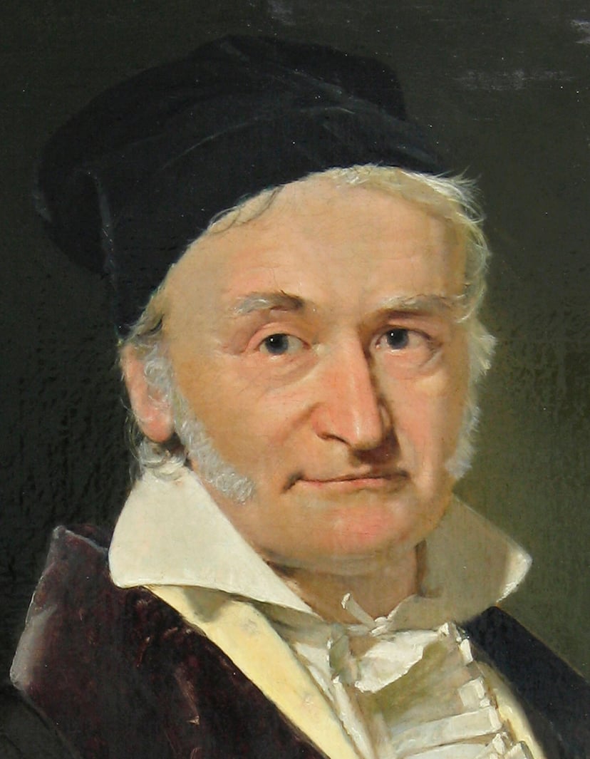 Retrat de Carl Friedrich Gauss, matemàtic destacat del segle XIX conegut com el "príncep dels matemàtics".